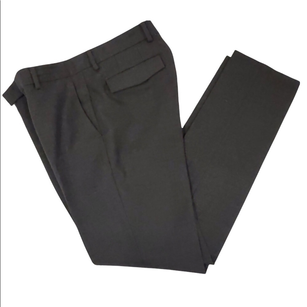 H&M  100% wool grey pants slim fit sz 33
